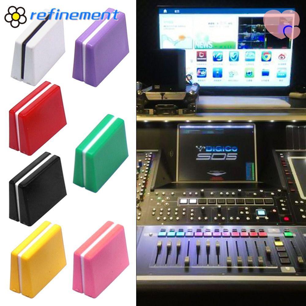 REFINEMENT 10 Chiếc Fader Cap Potentiometer Push-Pull Cap Mixer Equalizer Color Fader Cap