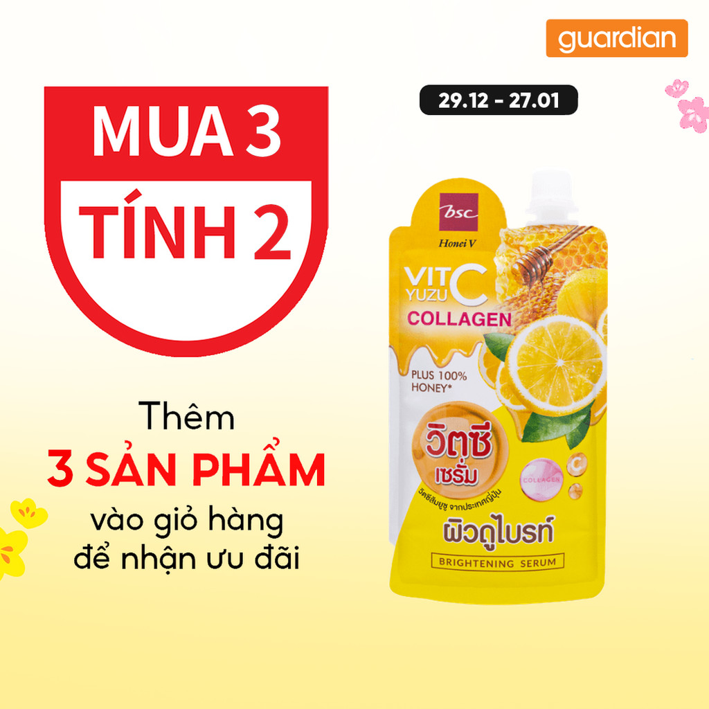 Tinh Chất Serum Dưỡng Sáng Da BSC HoneiV Vitamin C Yuzu 50G | Guardian Việt Nam