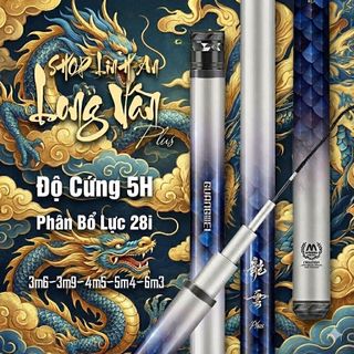 Cần Câu Tay Gw Long Vân Plus 5H 28i Tặng Kèm Ngọn Phụ Trục Phao Thẻo