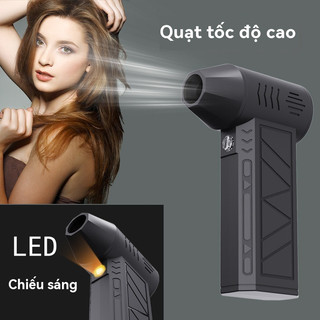 160000Rpm Mini Turbo Jet Fan Máy thổi khí không dây Động cơ không chổi than Quạt ống cầm tay 62m/s