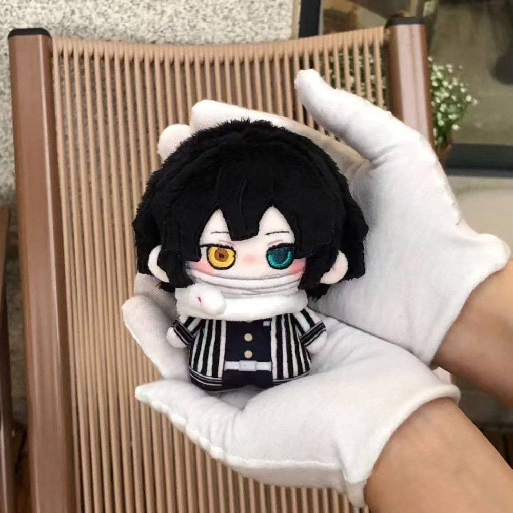Demon Slayer Rắn Trụ Cột Obanai Iguro 10cm Nunu Body Cotton Doll - Anime Dễ Thương Doujin Sưu Tập Ch