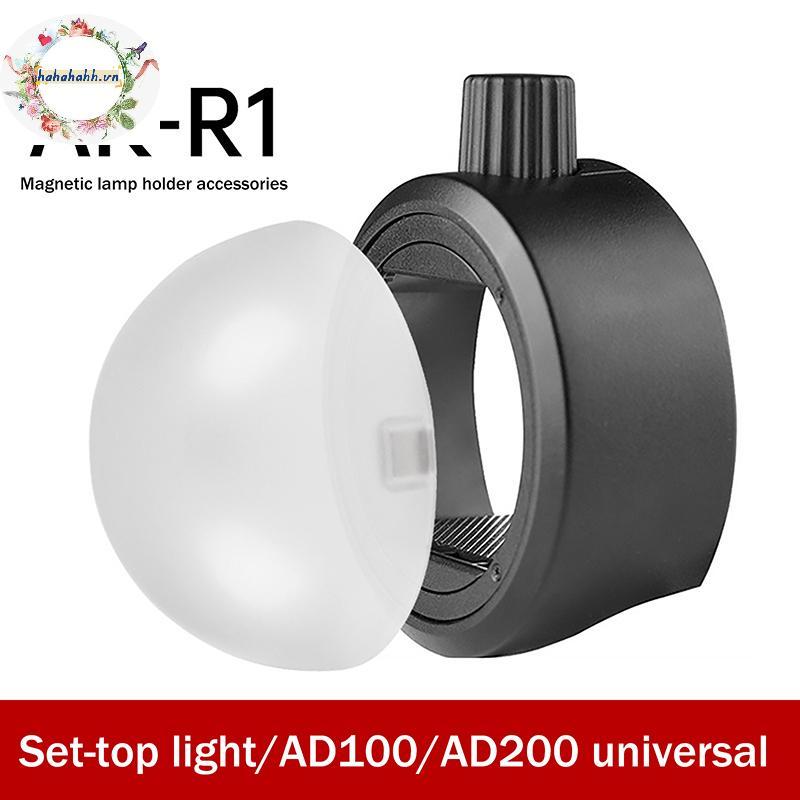 Haha 1Pc AK-R11 Máy khuếch tán vòm từ tính thay thế cho V1 Round- Flash / cho AD200 / AD200Pro / cho