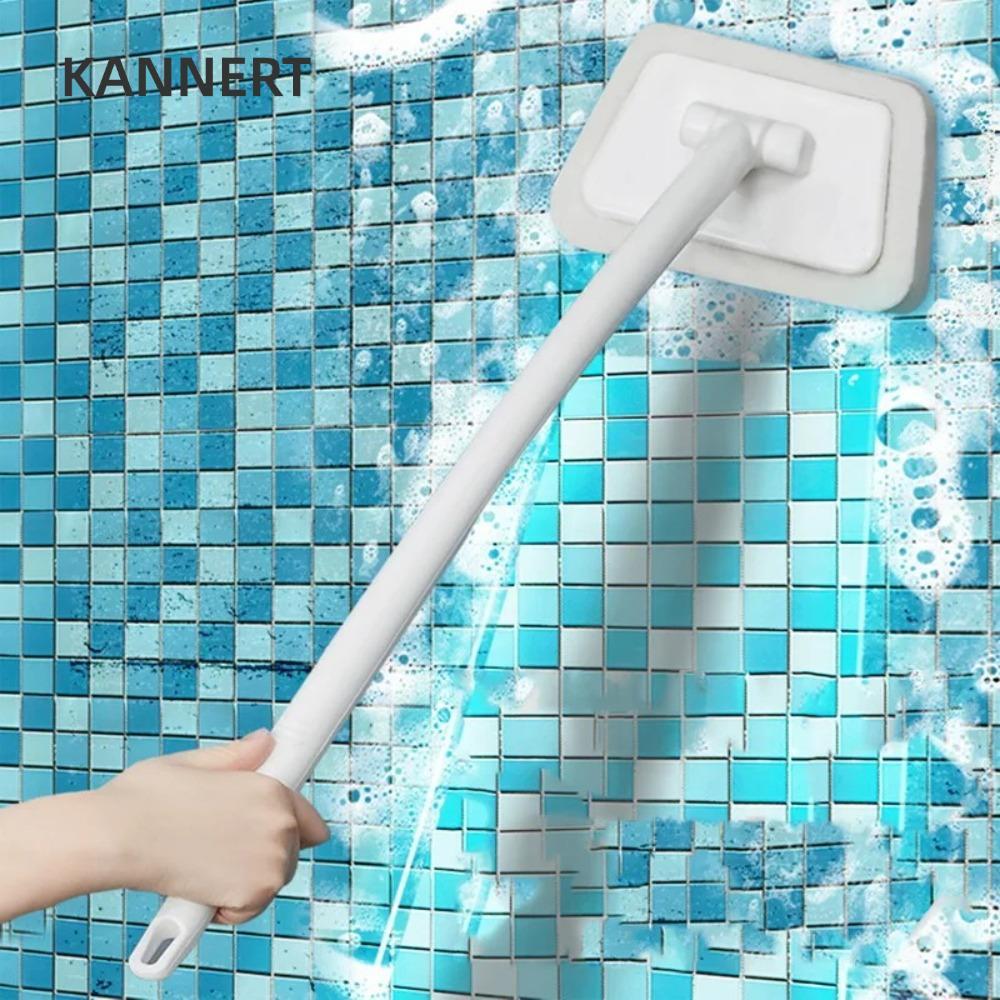 Bàn chải làm sạch bọt biển phòng tắm KANNERT, Dụng cụ làm sạch bàn chải gạch men Bàn chải làm sạch tay cầm dài