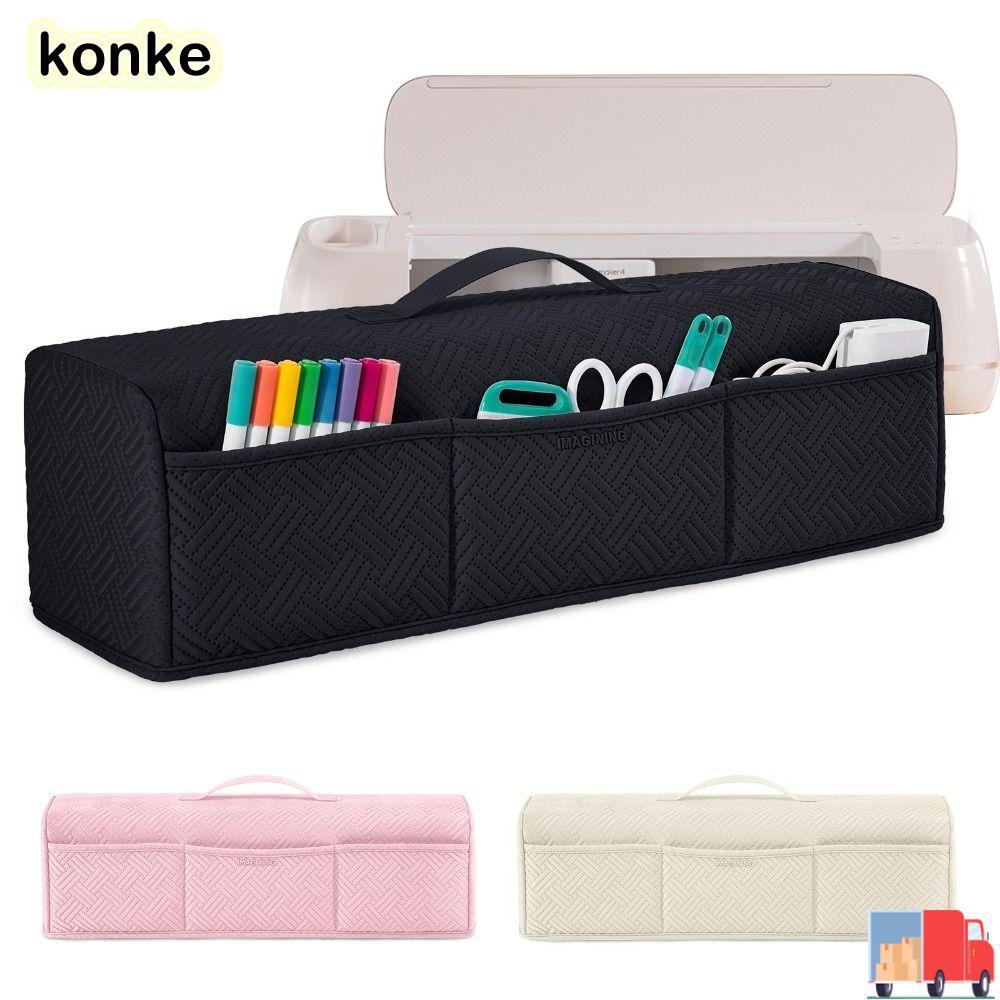 Vỏ máy KONKE, có túi Vỏ bụi có đệm nhẹ, có thể gập lại cho phụ kiện Cricut cho Cricut Maker 3 / Make