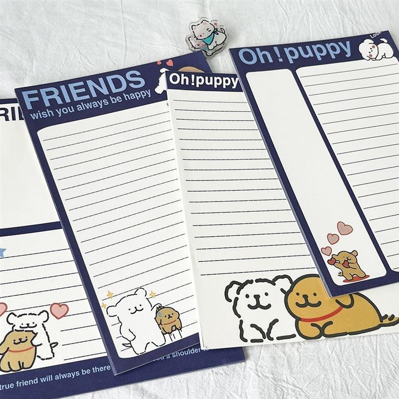 Dễ Thương B5 Màu Xanh Con Chó Con Giấy Sổ Tay Học Sinh Notepad Ins Hoạt Hình Notepad Giá Trị Cao Not