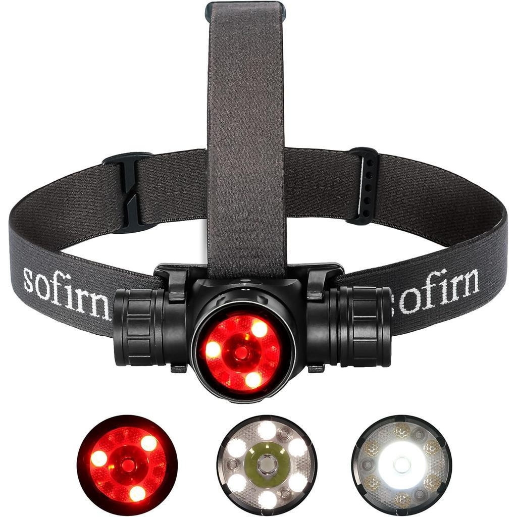 Đèn pha Sofirn HS21 LED 2200 Lumens, cổng USB-C sạc lại được, kháng nước - Phù hợp cho cắm trại và s
