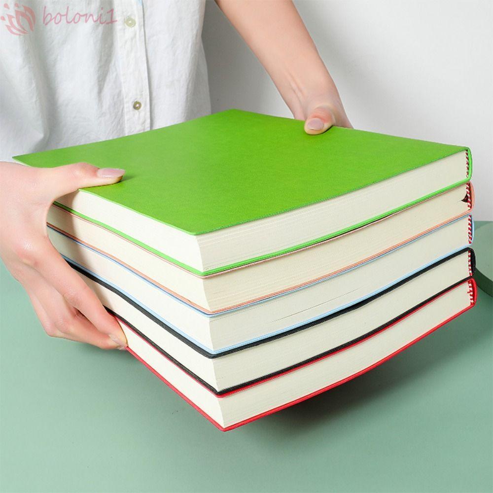 [COD] Sổ tay dày A4, Dòng ngang 200 trang Sổ tay lớn, Sổ tay vẽ tranh PU Cover Line / Nhật ký sổ tay