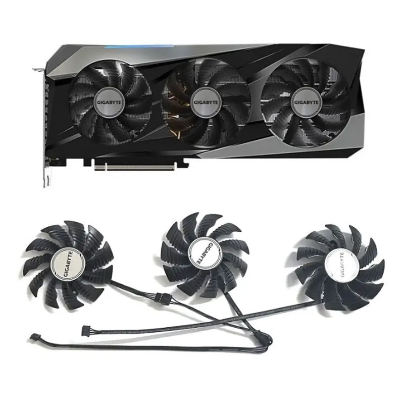 Thương hiệu mới 82MM 4PIN T128015Quạt GPU SU RTX 3070TI cho card đồ họa Gigabyte GeForce RTX 3070 30