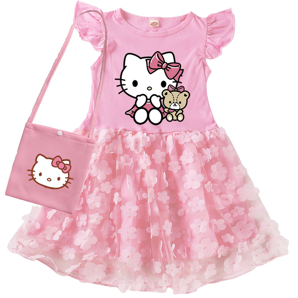 Váy Hello Kitty cho bé gái váy KT A39