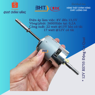 Moter 545-555-755 12v sử dụng bình ắc quy DC12v