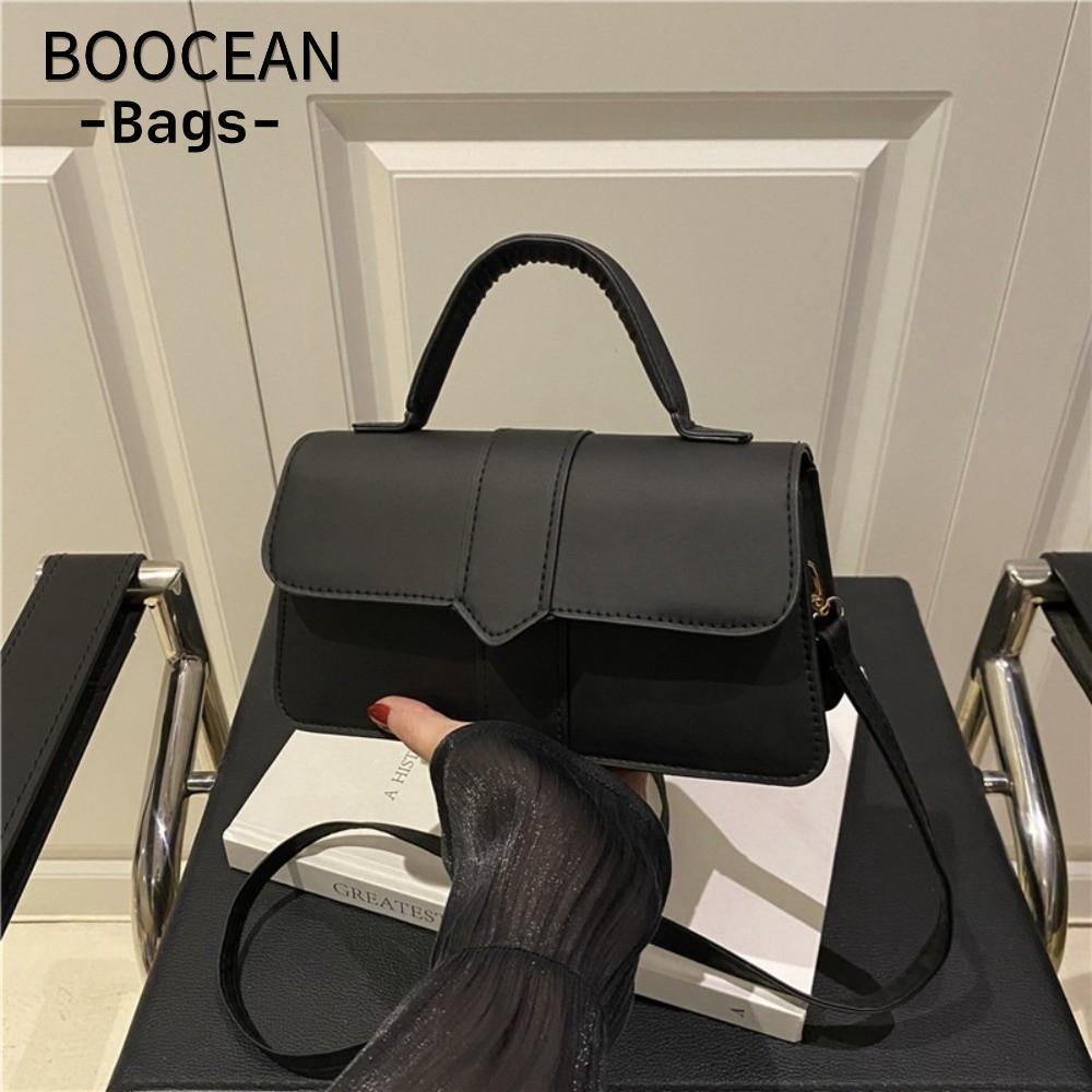 Túi đeo vai BOOCEAN, Túi đeo chéo vuông bằng da Pu, Túi xách nữ