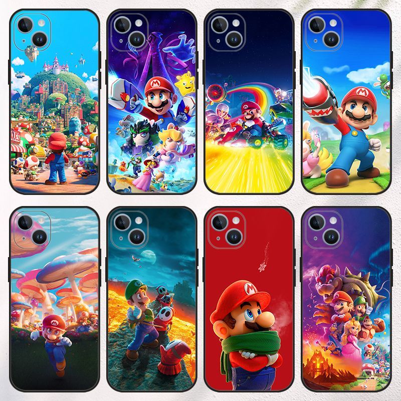 Ốp điện thoại di động tùy chỉnh Super Mario Bros cho Xiaomi POCO X7Pro X6 X5 X4 GT / X3 Pro / X3 NFC
