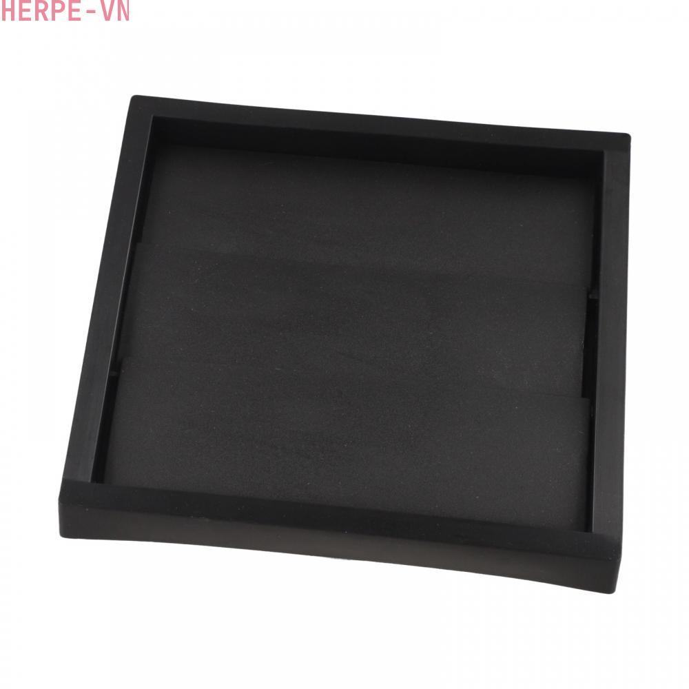 [HERPEVN]4 Inch Black Exhaust Vent Cover for Dryer with Efficient Airflow and Rain Shield[Ready stoc