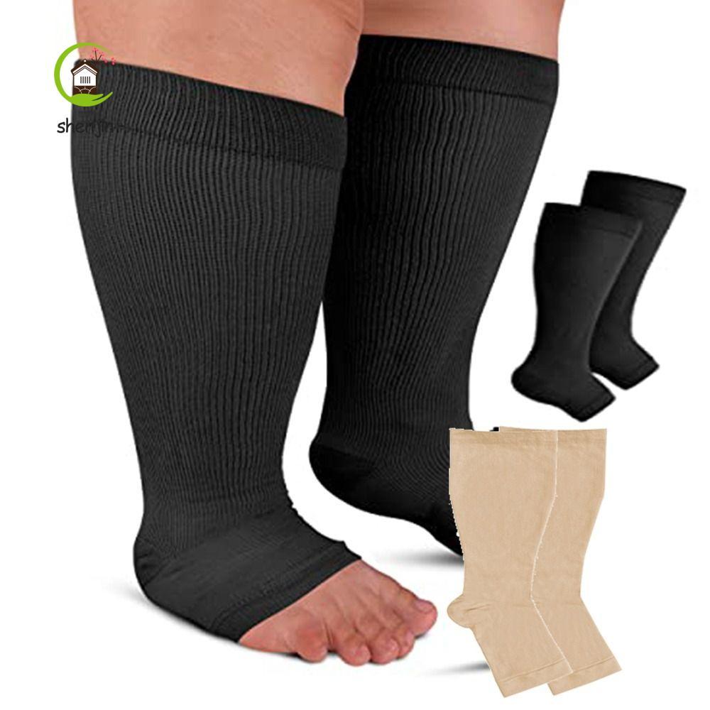 Tất Bariatric Caо Tới Đầu Gối Cho Bắp Chân Lớn, Co Dãn Tốt Phù Hợp Đi Boot Nam