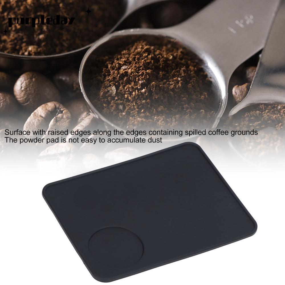 Thảm định hình cà phê PRPLEDAY, Thảm cà phê Espresso mềm cấp thực phẩm, Phụ kiện cà phê Đen chống tr