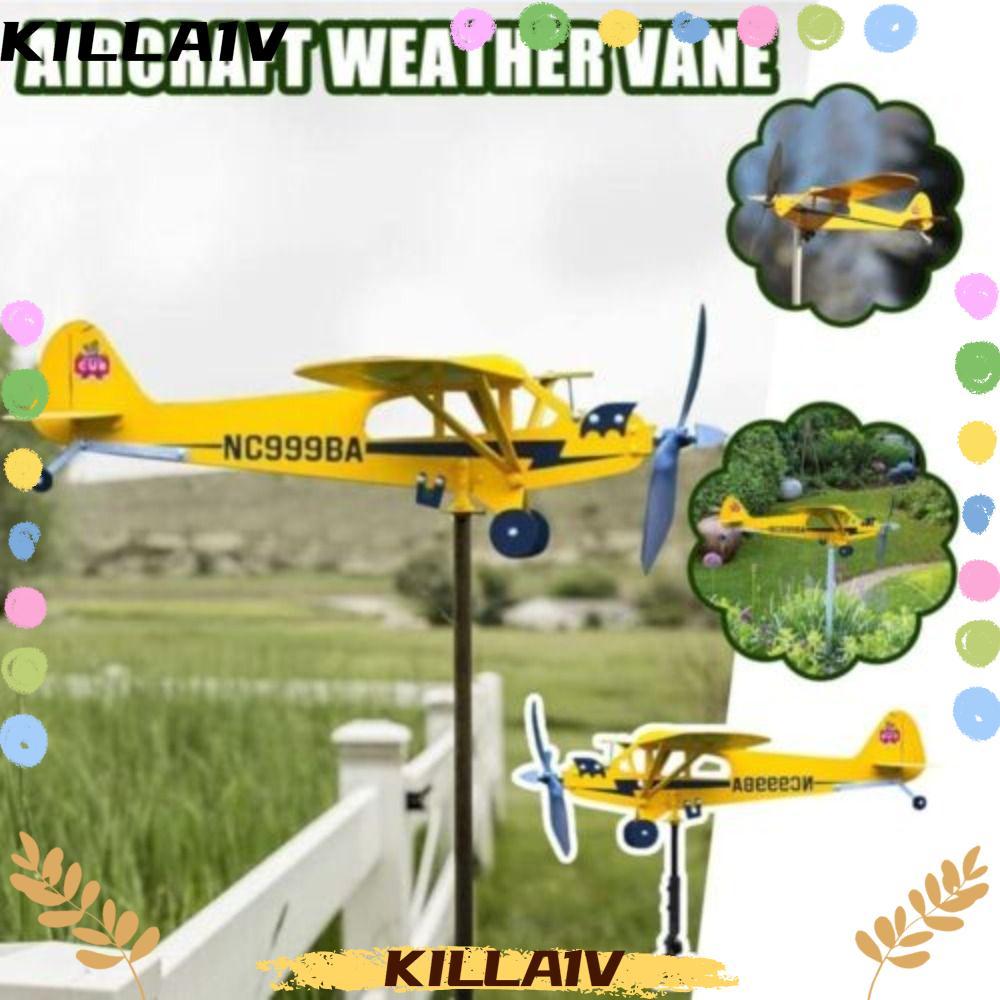 KILLA1V Weather Vane Creative Pipe Wind Direction Compass