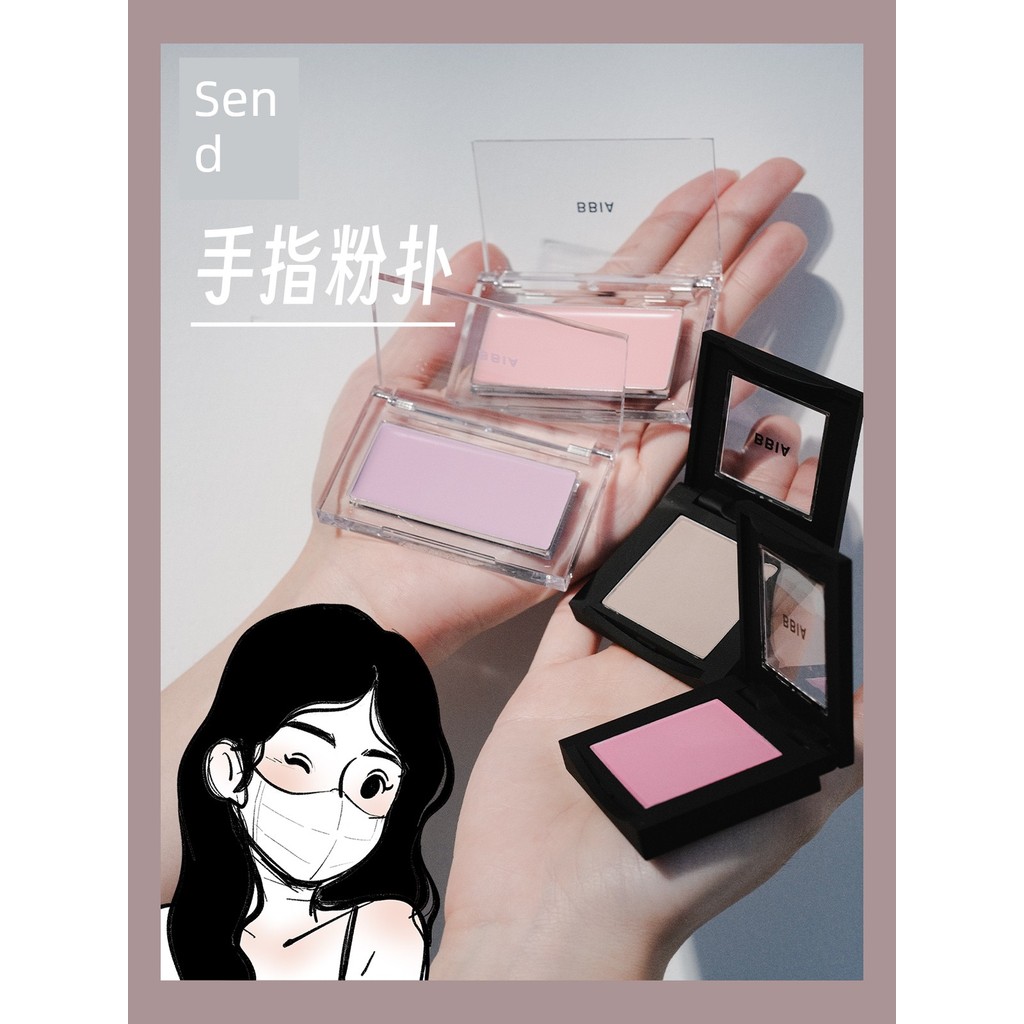 phấn má hồng má hồng kem Tiết lộ độ ẩmHàn Quốc bbia Monochrome Blush Cream 01 Sữa Hồng Mở Rộng Màu K