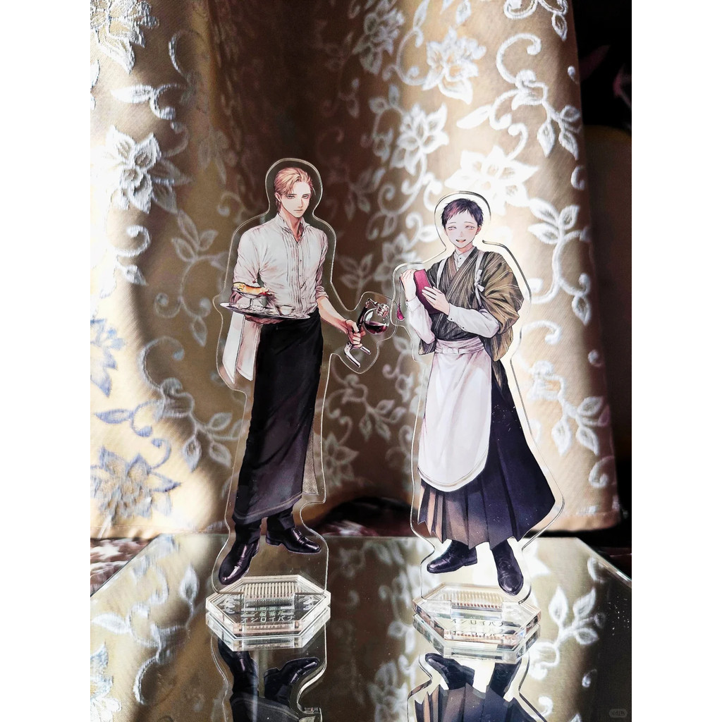Chạm Vào Đêm Của Bạn Quán Cà Phê Cửa Hàng Acrylic Đứng Hình Hiển Thị Kimi No Yoru Ni Sawareru Anime 