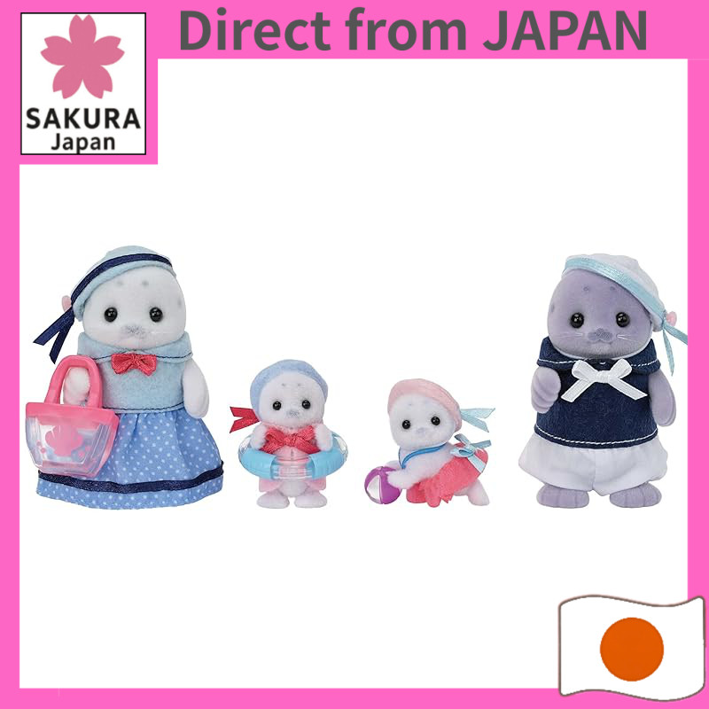 Epoch (EPOCH) Sylvanian Families Dolls [Seal Family] FS-51 ST Mark Certified Ages 3 and Up Toy Dollh