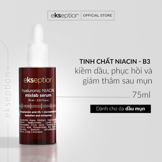  Serum HA + 5% B3 Ekseption hỗ trợ sáng da mờ thâm mụn Hyaluronic Niacin 75ml 