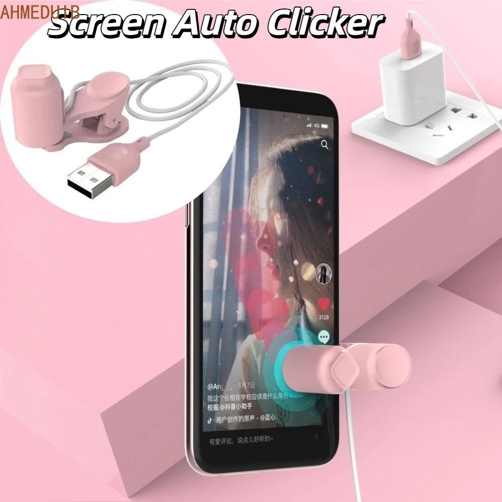 Màn hình AHMEDUIB Auto Clicker, 3 bánh răng Thiết bị clicker tự động liên tục, Chạm vào điện thoại U