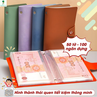 Ví có thiết kế mỏng nhẹ, tối giản và khóa từ tính giúp cất giữ đồ đạc tiện lợi và ngăn nắp.