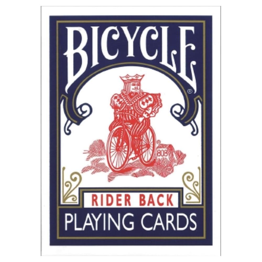 Playing Card Bicycle Rider Back Blue PC808B