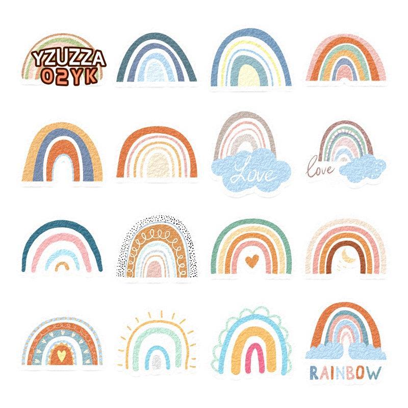 16 Miếng Dán Bình Tĩnh Phong Cách Cầu Vồng Cho Lo Âu Cảm Giác, Căng Thẳng Lo Âu Giảm Các Vật Dụng