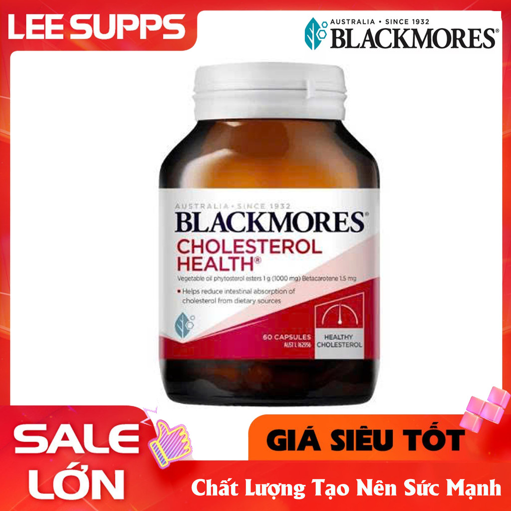 Blackmores Cholesterol Health 60 Viên – Hỗ Trợ Giảm Cholesterol, Tốt Cho Tim Mạch