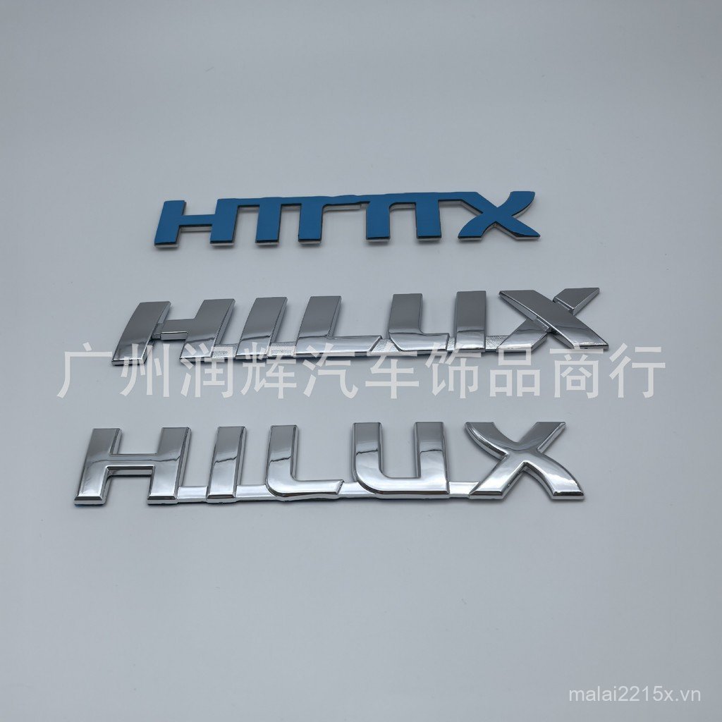 Thích hợp cho Nhãn thân xe Toyota HILUX HILUX HILUX HILUX HILUX Nhãn dán chữ cái tiếng Anh DN0G