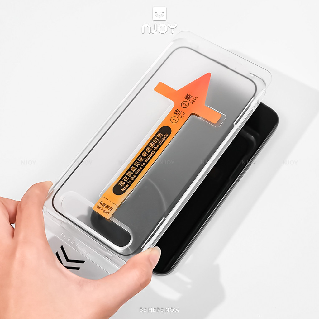 Kính Cường Lực Tự Dán Chống Bụi Thông Minh Cho Điện Thoại iPhone 17 16 Pro Max 15 14 13 12 11