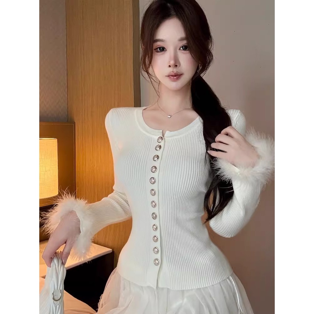 Áo Len Dệt Kim Từ Sợi Lông Cừu Andy Phù Hợp Cho Nữ