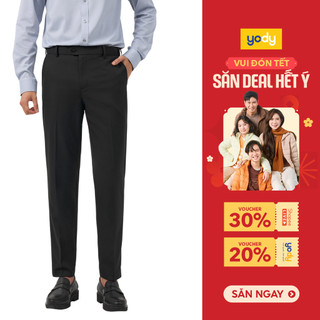  Quần âu nam Yody cạp di động co giãn thoải mái khi ngồi lâu TRA - QAM7042 VCNG 