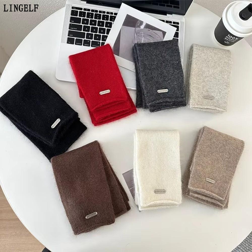 Lingellf Gloves Warming Arm Warmers - Fingerless Knit Design, Stretchable Yarn Gift