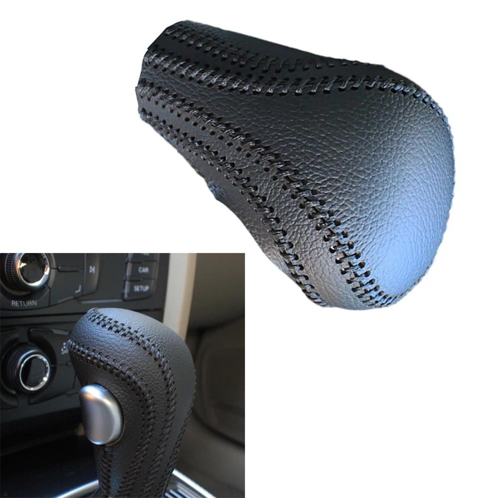 1 Chiếc Dịch Chuyển Núm Bao Bánh Răng Dịch Chuyển Đầu Bộ Núm Bảo Vệ Da Bao Da Cho Xe Audi A4 A6 Q5 Q