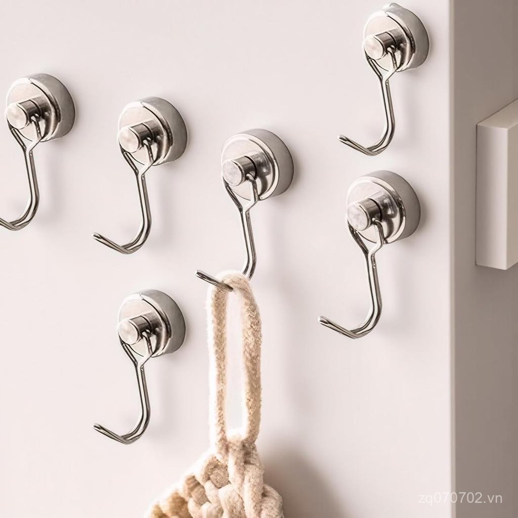 6 Móc Từ Tính Hạng Nặng – Tủ Lạnh, Nhà Bếp, Phòng Tắm, Văn Phòng, Nhà Tổ Chức Cabin Hành Trình – Giữ