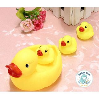 Đàn vịt thả tắm bồn tắm có tiếng kêu cho bé/đàn vịt thả bể bơi