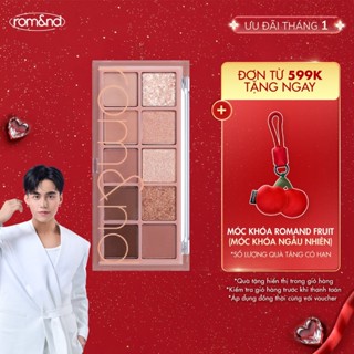   Rom&nd  Bảng phấn mắt 10 màu siêu lấp lánh Hàn Quốc Romand Better Than Palette 7.5g 