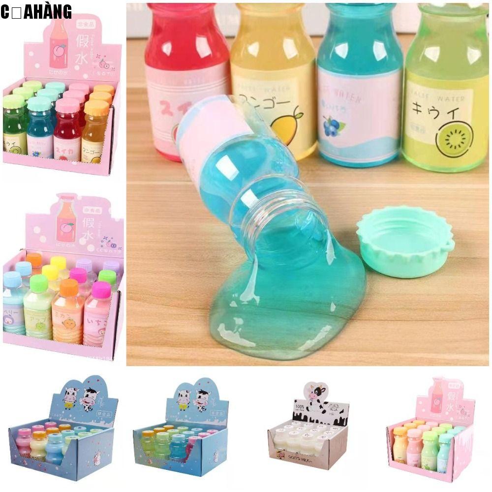 CỬAAHÀNG Clear Slime Kit, Soft Co Giãn Slime Thơm Slime, Đồ Chơi Giáo Dục Mềm Trong Suốt Trong Suốt 