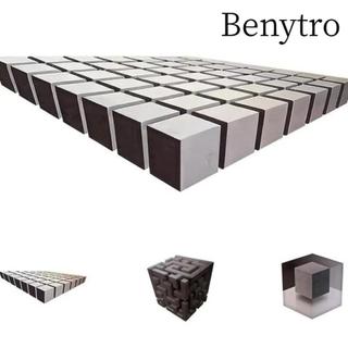 Benytro Decal dán tường ảo ảnh nghệ thuật BENYTRO, Nghệ thuật treo tường bất khả thi không đều DIY định hình lại thực tế, Decal dán tường góc ảo ảnh quang học ảo ảnh
