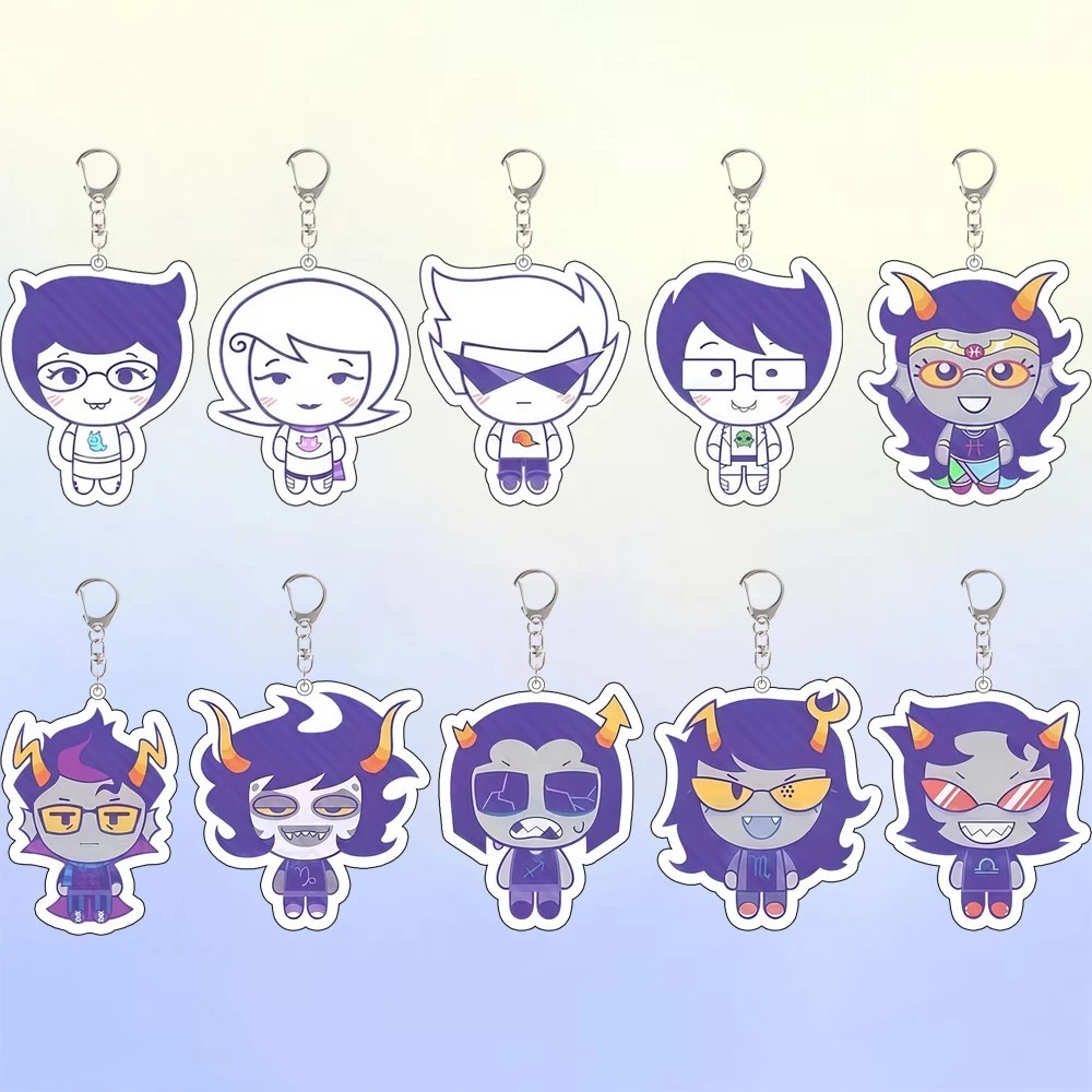 Móc Khóa Homestuck Acrylic Mica Chibi Equius Zahhak Eridan Ampora Feferi Peixes Terezi Pyrope Gamzee