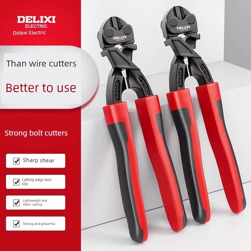 Máy cắt dây điện Delixi Máy cắt dây Kìm cắt cắt dây đa chức năng tiết kiệm nhân công Máy cắt dây mạn