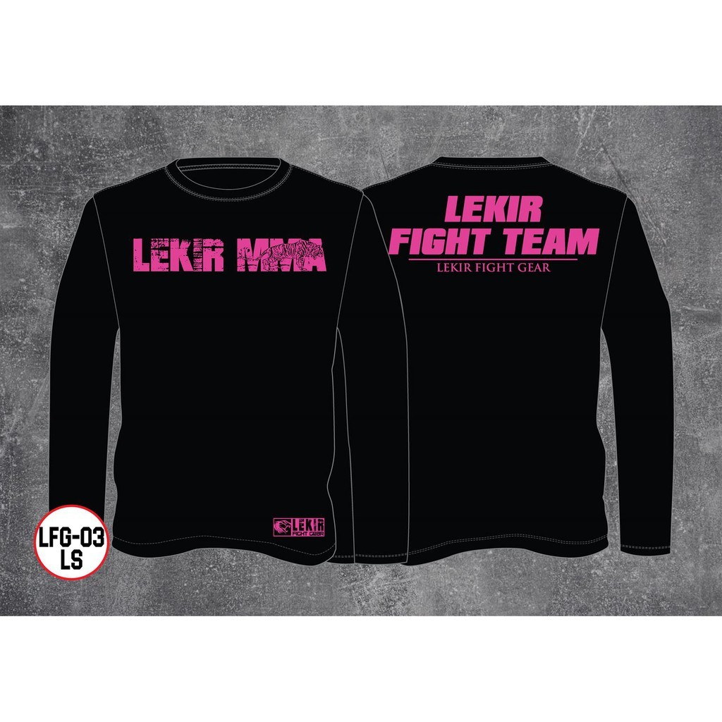 Áo thun Jersey Fighter Đi bộ đường dài / Chạy bộ / Cắm trại dài tay 'lekir Tiger Magenta' - Áo thun 