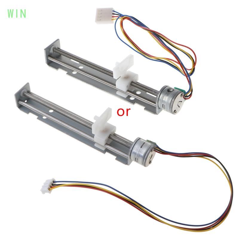 WIN DC 4-9V Drive Stepper Motor Vít có đai ốc Thanh trượt 2 pha 4 dây cho E