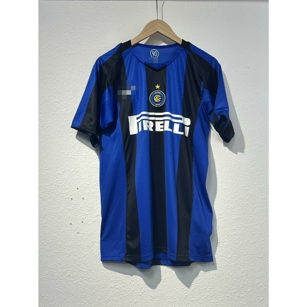 0405 Inter Milan Home Vintage Jersey Tay Ngắn Chất Lượng Cao