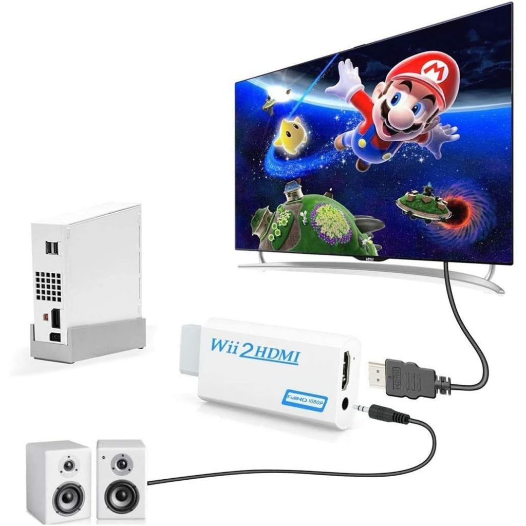 Đầu chuyển tín hiệu máy Nintendo Wii ra HDMI Wii sang HDMI Wii to HDMI - Adapter Wii to HDMI - Wii2H