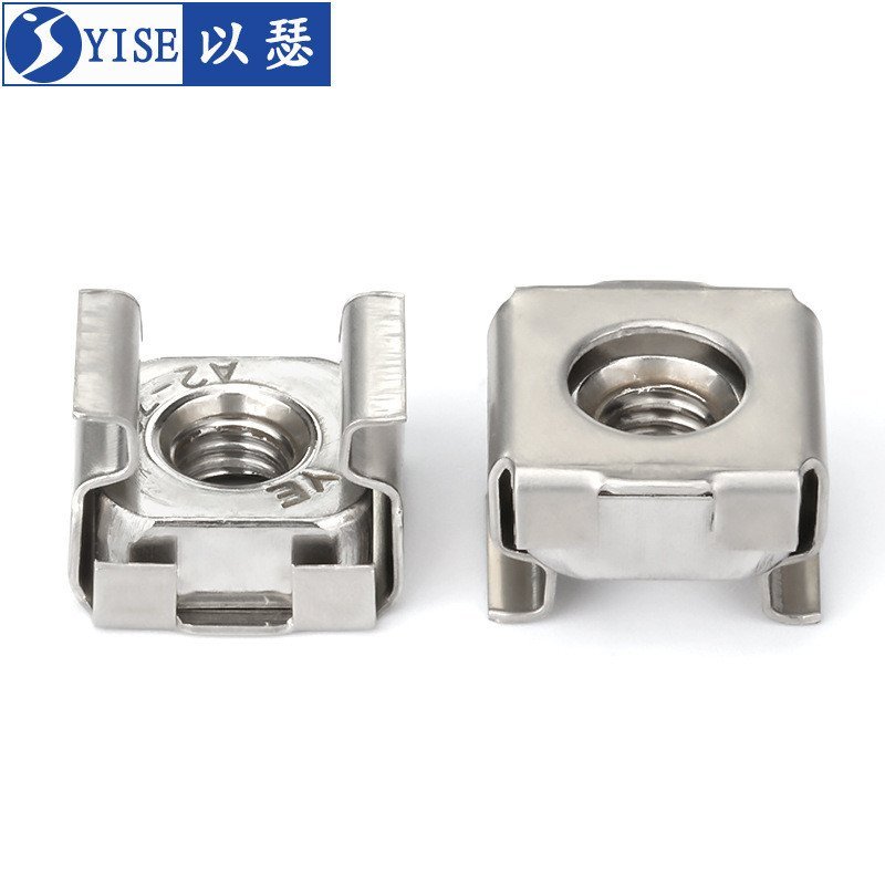 Thép không gỉ 304 Cassette Hạt Tủ Đai Ốc Lồng Đai Ốc Nổi Đai Ốc Sắt Đai Ốc M4M5M6M8 2C51