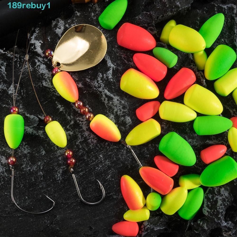 Set 30 Phao Xốp Câu Cá Hình Nón, Độ Nhạy Cao, Phù Hợp Cho Nước Mặn