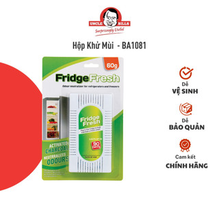 Hộp khử mùi tủ lạnh uncle bills than tre hoạt tính loại bỏ mùi thực phẩm lên đến 90 ngày - ba1081