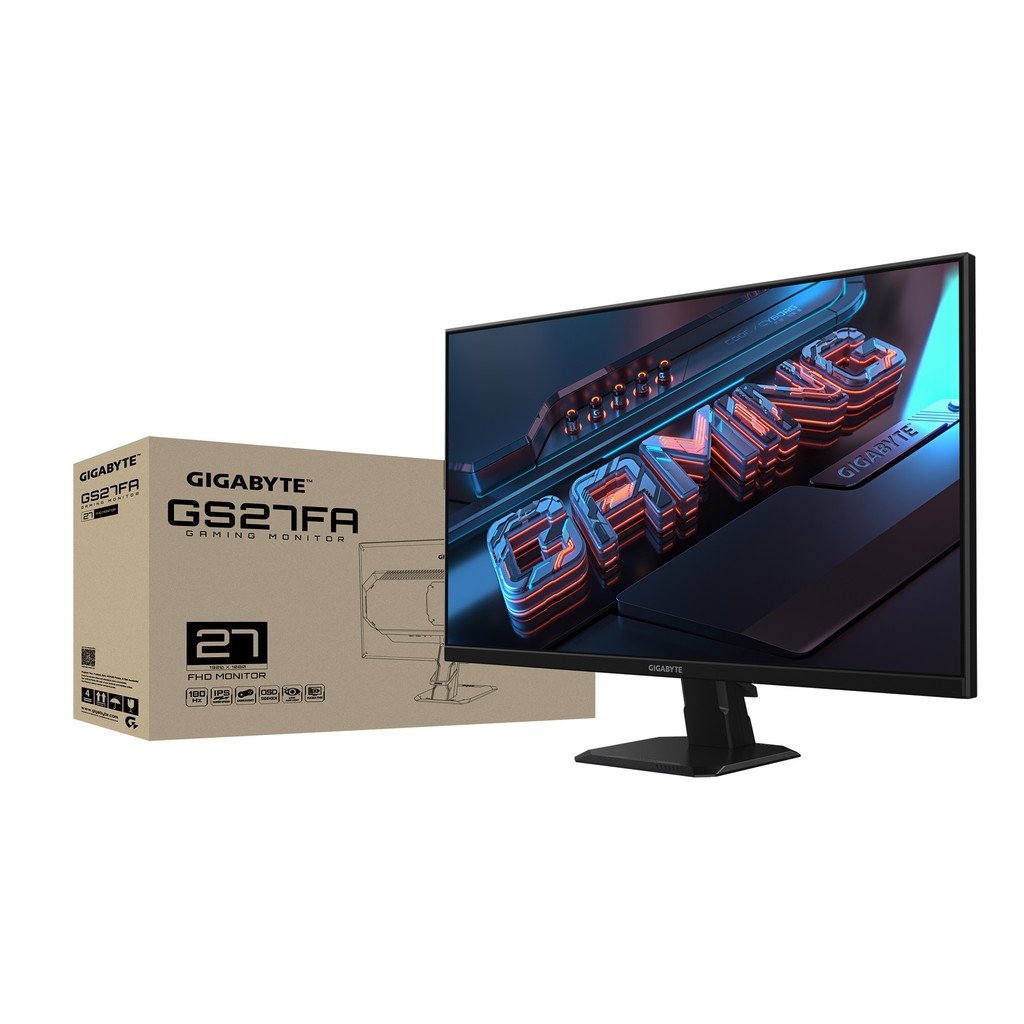 Màn hình Gigabyte GS27FA – 27inch FHD, IPS, 180Hz, 1ms